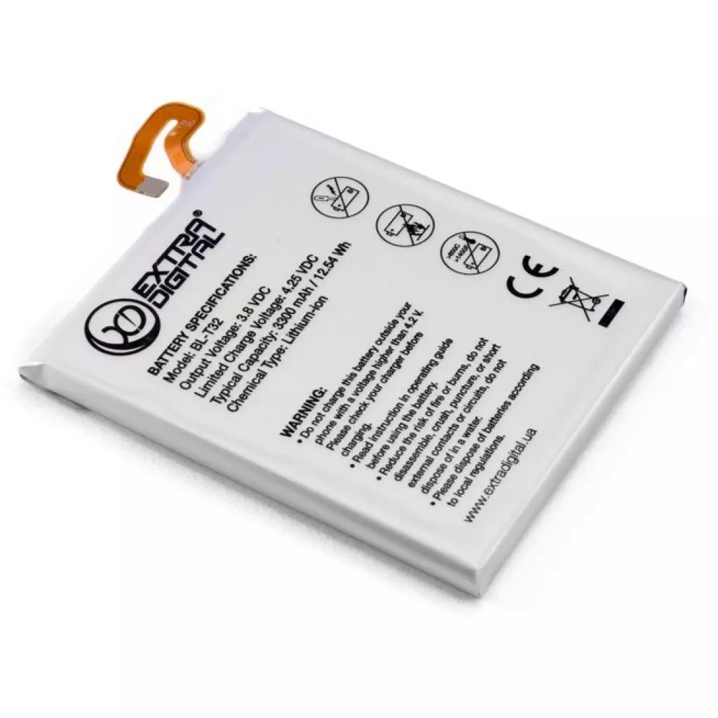 Аккумуляторная батарея для телефона Extradigital LG G6 (BL-T32) 3300 mAh (BML6429) - 2
