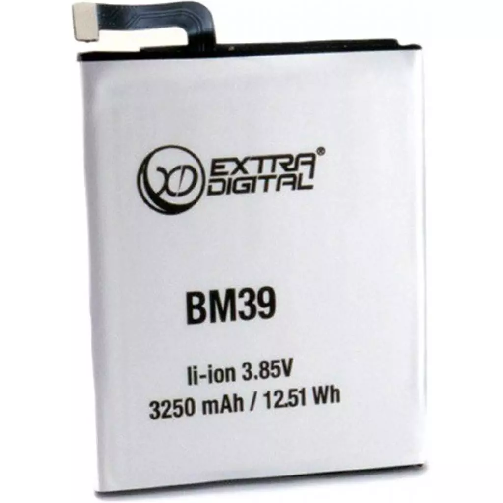 Аккумуляторная батарея для телефона Extradigital Xiaomi Mi 6 (BM39) 3250 mAh (BMX6472)