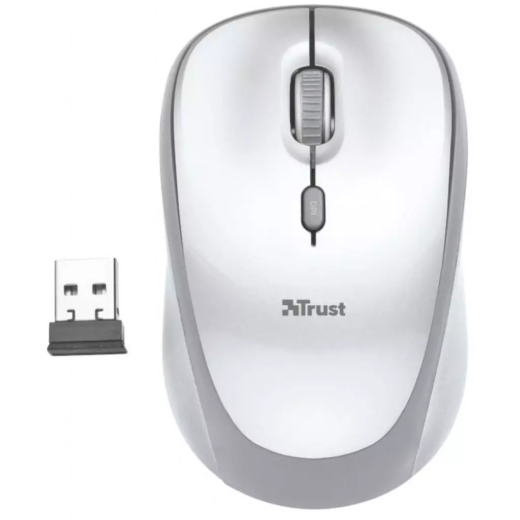 Мышка Trust Yvi Wireless White (23386) - 1