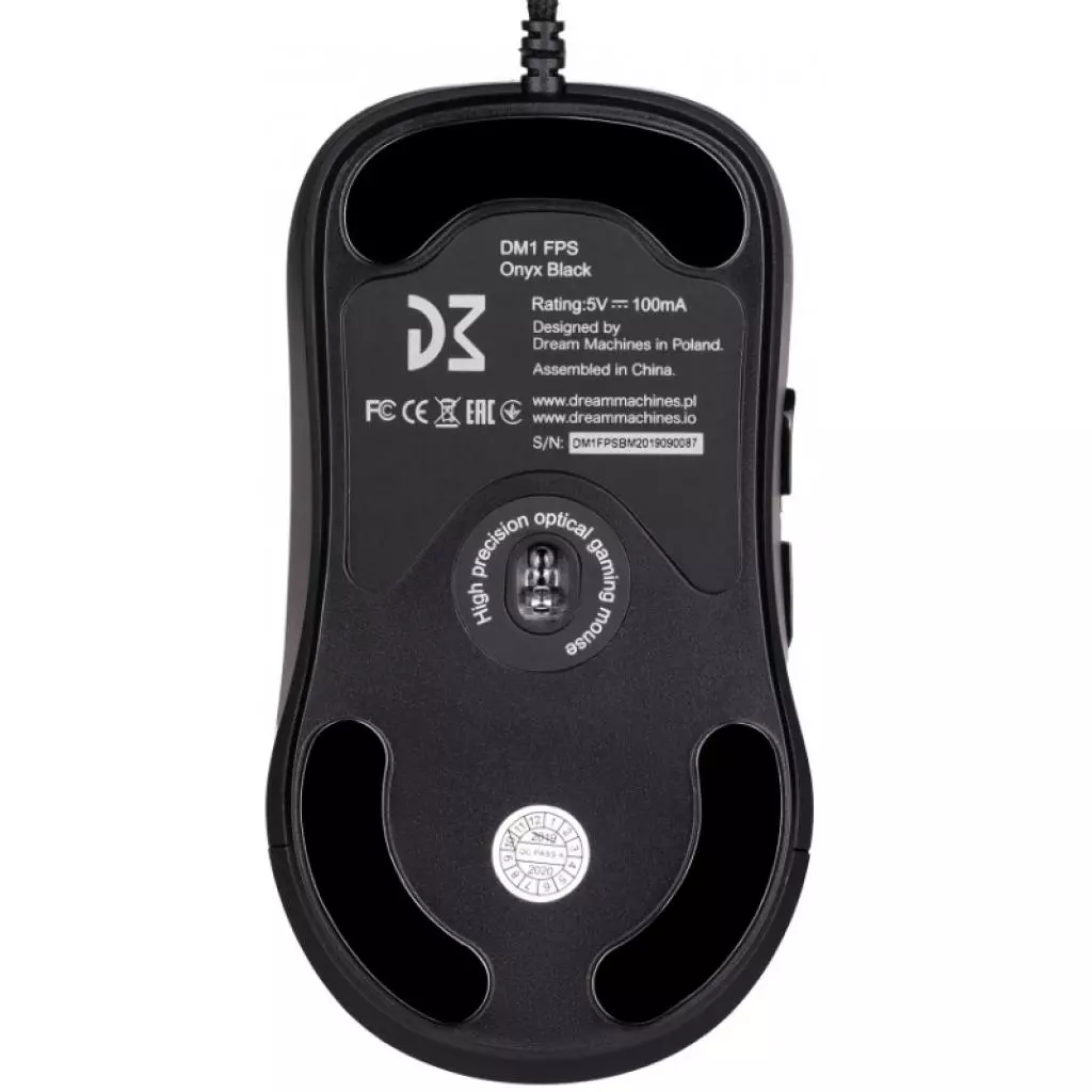 Мышка Dream Machines DM1 FPS USB Onyx Black (DM1FPS_BLACKGLOSSY) - 5