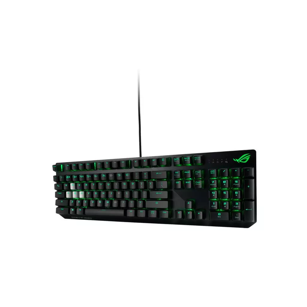 Клавиатура ASUS ROG Strix Scope USB Cherry MX Red Silent RGB Red Ru (90MP0185-B0RA00) - 8 Клавиатура ASUS ROG Strix Scope USB Cherry MX Red Silent RGB Red Ru (90MP0185-B0RA00) - 8