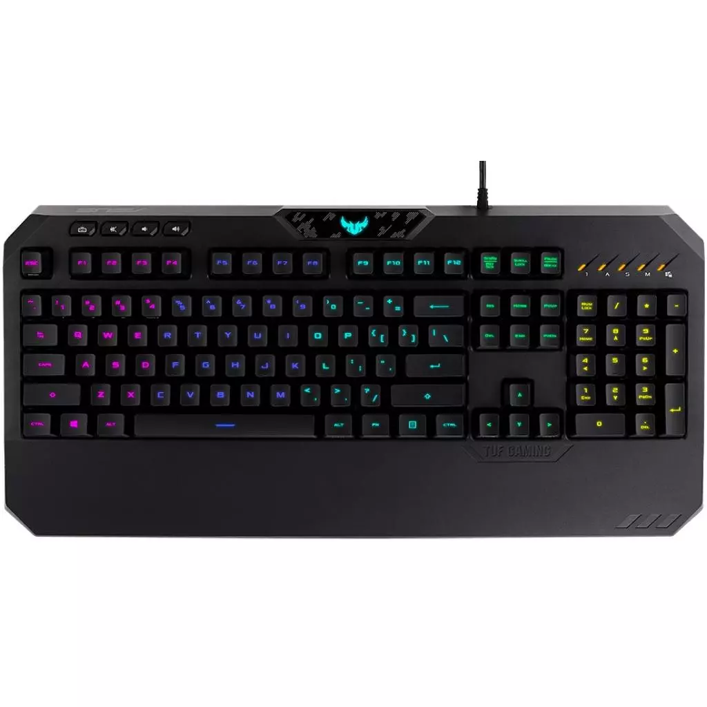 Клавиатура ASUS TUF Gaming K5 USB Mech-Brane Black Ukr (90MP0130-B0MA00)