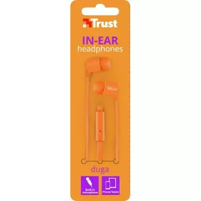 Наушники Trust Duga Mic Neon Orange (22111) - 3
