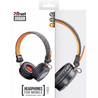 Наушники Trust Fyber On-Ear Mic Sports Black (22645) - 7