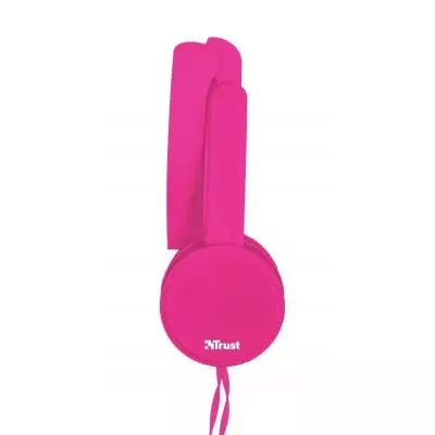 Наушники Trust Nano On-Ear Mic Pink (23102) - 2