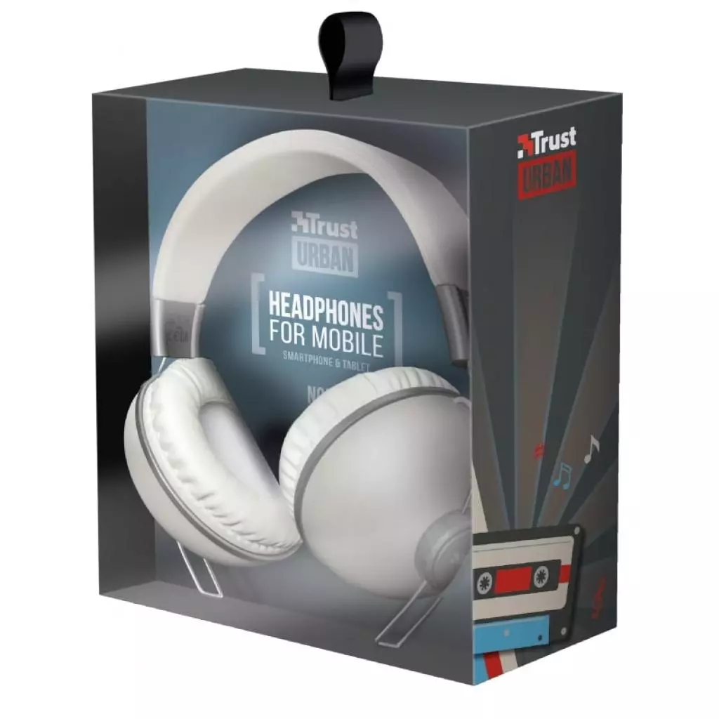 Наушники Trust Noma Over-Ear Mic Retro Ivory (22636) - 5