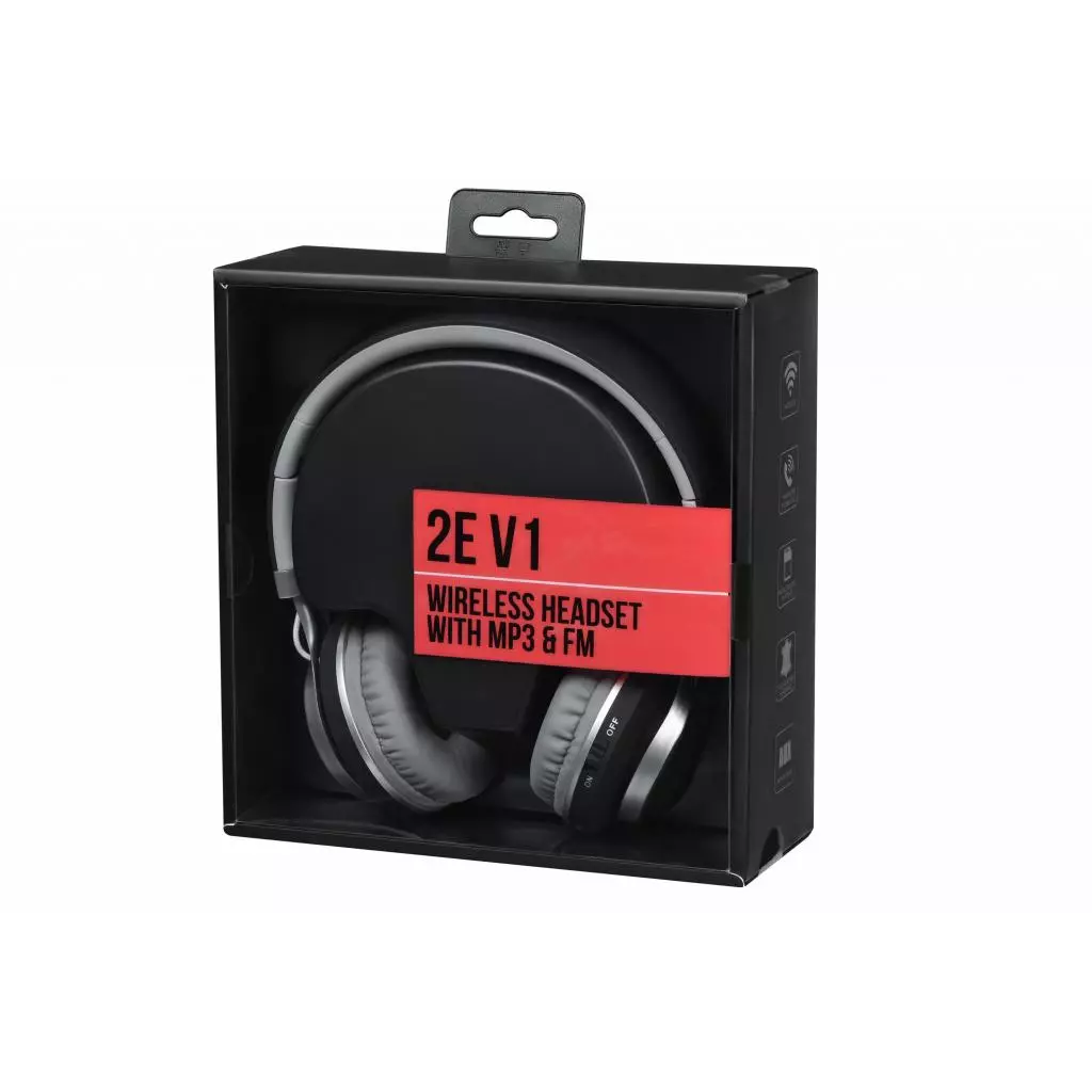Наушники 2E V1 ComboWay ExtraBass Wireless Black (2E-OEV1WBK) - 6 Наушники 2E V1 ComboWay ExtraBass Wireless Black (2E-OEV1WBK) - 6