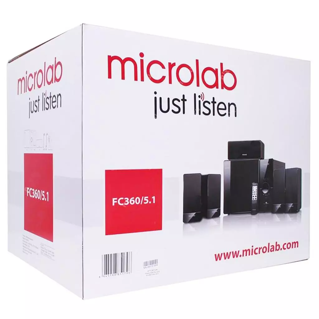 Акустическая система Microlab FC-360 Black (FC-360_5.1) - 6 Акустическая система Microlab FC-360 Black (FC-360_5.1) - 6