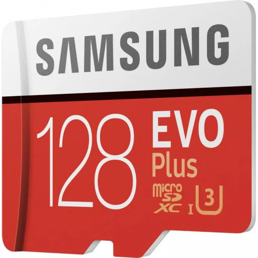Карта памяти Samsung 128GB microSDXC class 10 UHS-I EVO Plus (MB-MC128HA/RU) - 1