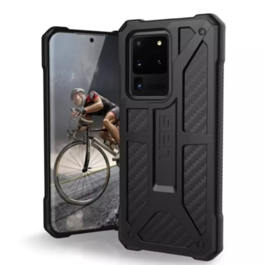 Чехол для моб. телефона Uag Galaxy S20 Ultra Monarch, Carbon Fiber (211991114242) - 2 Чехол для моб. телефона Uag Galaxy S20 Ultra Monarch, Carbon Fiber (211991114242) - 2
