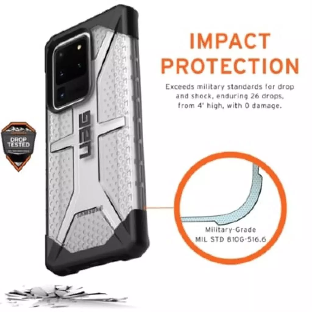 Чехол для моб. телефона Uag Galaxy S20 Ultra Plasma, Ice (211993114343) - 5 Чехол для моб. телефона Uag Galaxy S20 Ultra Plasma, Ice (211993114343) - 5