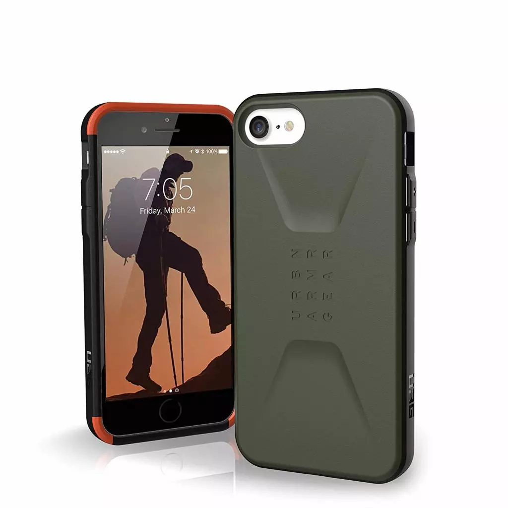 Чехол для моб. телефона Uag iPhone SE/8/7 Civilian, Olive (11204D117272) - 3 Чехол для моб. телефона Uag iPhone SE/8/7 Civilian, Olive (11204D117272) - 3