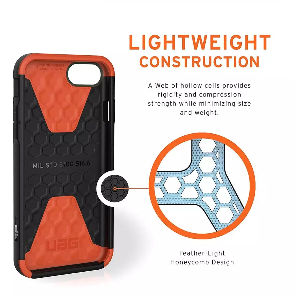 Чехол для моб. телефона Uag iPhone SE/8/7 Civilian, Olive (11204D117272) - 4 Чехол для моб. телефона Uag iPhone SE/8/7 Civilian, Olive (11204D117272) - 4