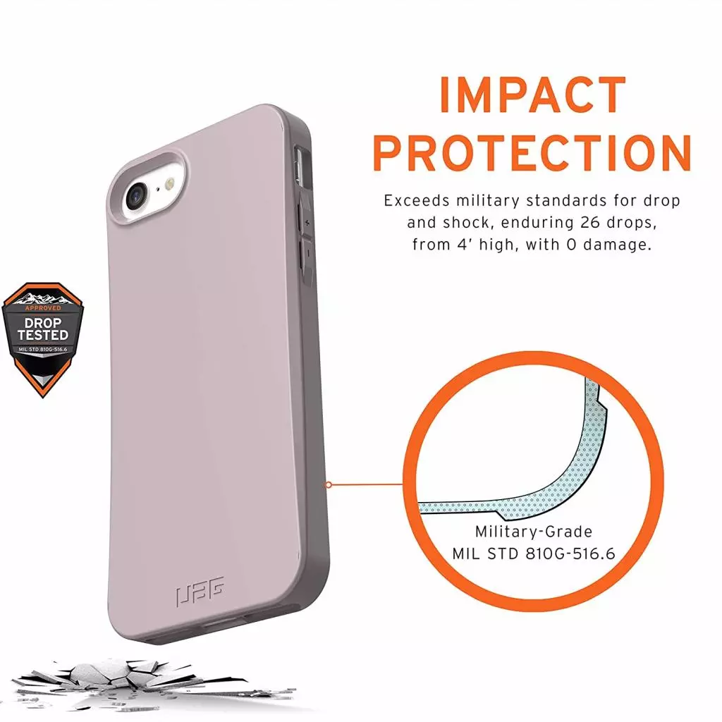 Чехол для моб. телефона Uag iPhone SE/8/7 Outback, Lilac (112045114646) - 4