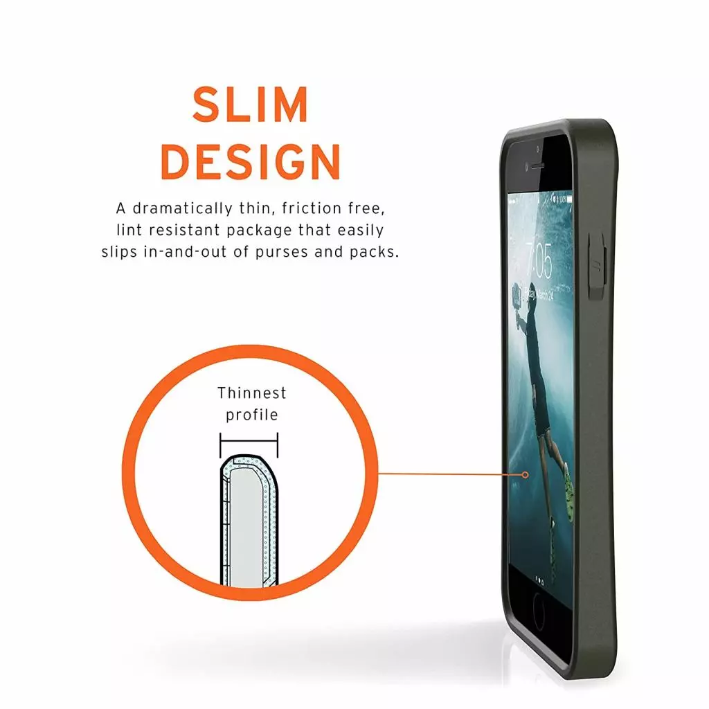 Чехол для моб. телефона Uag iPhone SE/8/7 Outback, Olive Drab (112045117272) - 5 Чехол для моб. телефона Uag iPhone SE/8/7 Outback, Olive Drab (112045117272) - 5