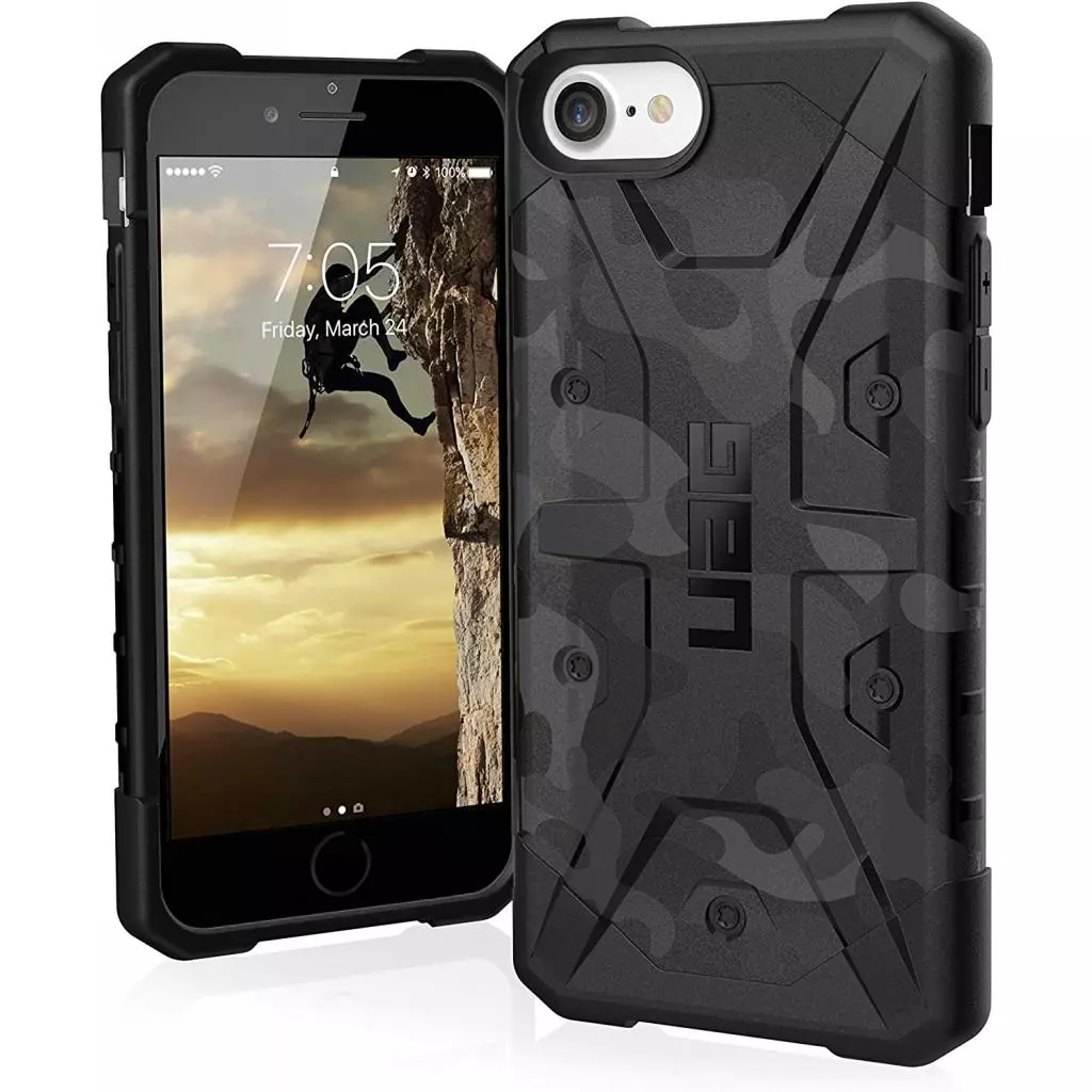 Чехол для моб. телефона Uag iPhone SE/8/7 Pathfinder Camo, Midnight (112047114061) - 2