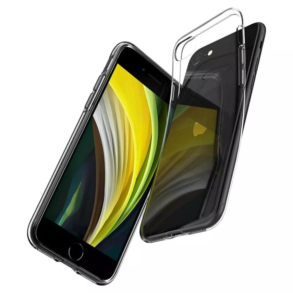 Чехол для моб. телефона Spigen iPhone SE/8/7 Crystal Flex, Crystal Clear (ACS00882) - 4 Чехол для моб. телефона Spigen iPhone SE/8/7 Crystal Flex, Crystal Clear (ACS00882) - 4