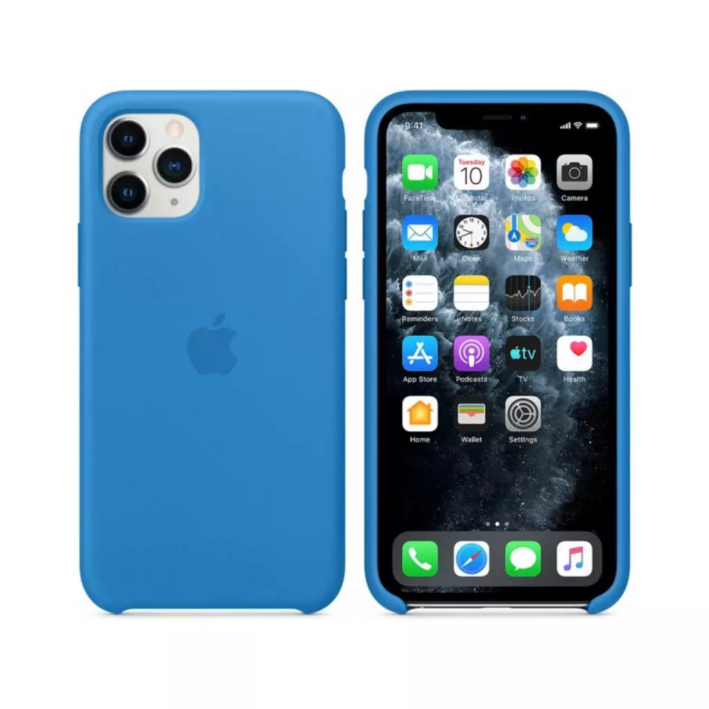 Чехол для моб. телефона Apple iPhone 11 Pro Silicone Case - Surf Blue (MY1F2ZM/A) - 4 Чехол для моб. телефона Apple iPhone 11 Pro Silicone Case - Surf Blue (MY1F2ZM/A) - 4