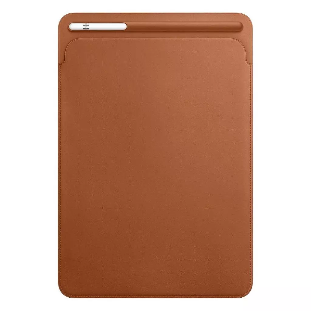 Чехол для планшета Apple Leather Sleeve for 10.5-inch iPad Pro - Saddle Brown (MPU12ZM/A) - 1 Чехол для планшета Apple Leather Sleeve for 10.5-inch iPad Pro - Saddle Brown (MPU12ZM/A) - 1