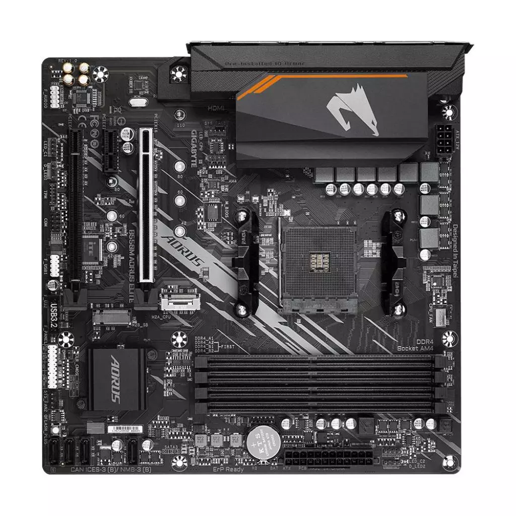Материнская плата GIGABYTE B550M AORUS ELITE - 1