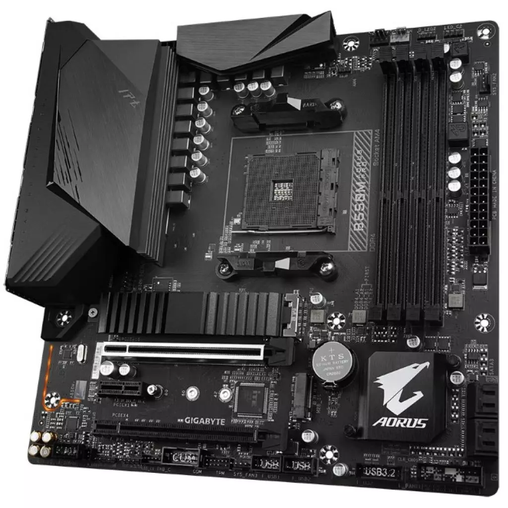 Материнская плата GIGABYTE B550M AORUS PRO - 4