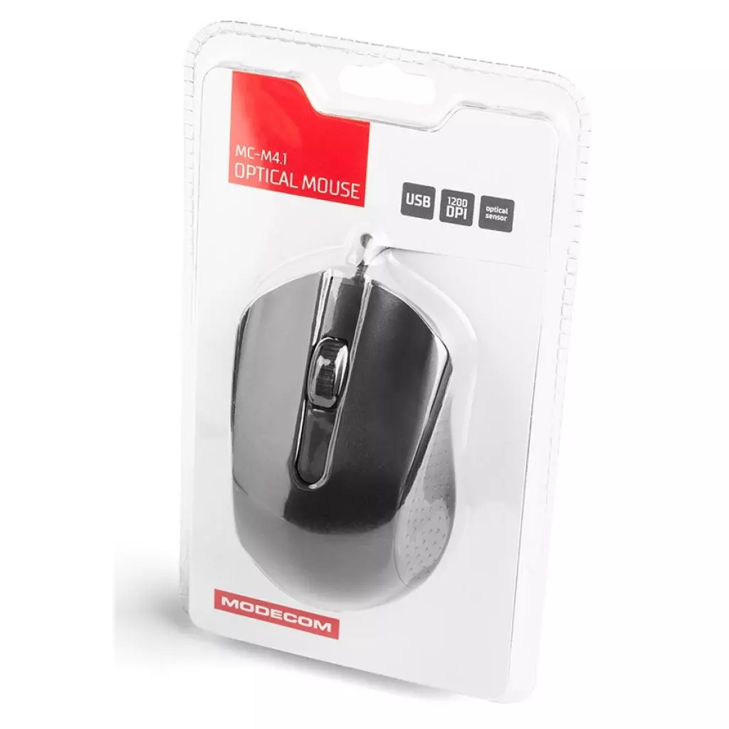 Мышка Modecom MC-M4.1 USB Black (M-MC-00M4.1-100) - 4 Мышка Modecom MC-M4.1 USB Black (M-MC-00M4.1-100) - 4