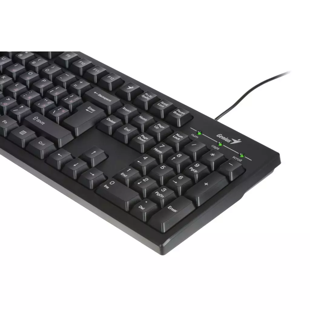 Клавиатура Genius Smart KB-101 USB Black Ukr (31300006410) - 3 Клавиатура Genius Smart KB-101 USB Black Ukr (31300006410) - 3