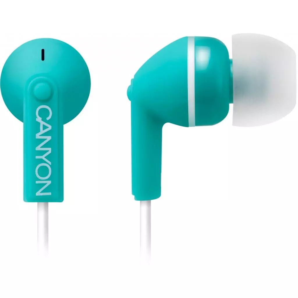 Наушники Canyon fashion earphones Green (CNS-CEP01G)