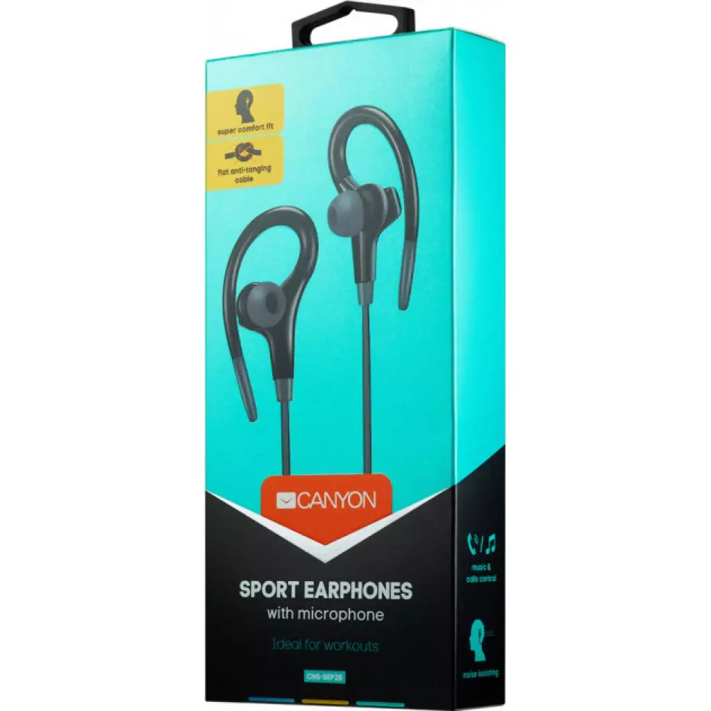 Наушники Canyon Black (CNS-SEP2B) - 4 Наушники Canyon Black (CNS-SEP2B) - 4