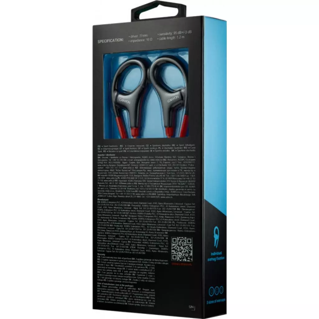 Наушники Canyon Blue (CNS-SEP2BL) - 4 Наушники Canyon Blue (CNS-SEP2BL) - 4