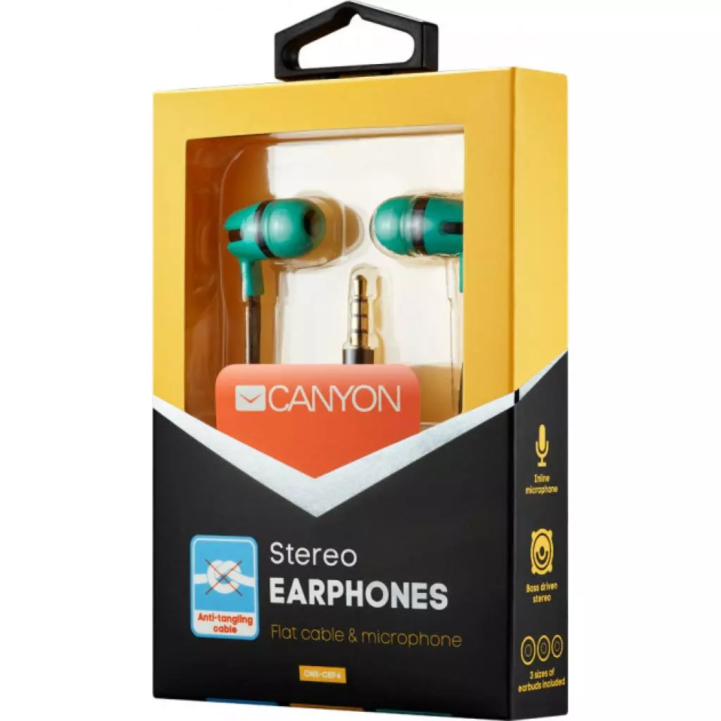 Наушники Canyon Green (CNS-CEP4G) - 2 Наушники Canyon Green (CNS-CEP4G) - 2
