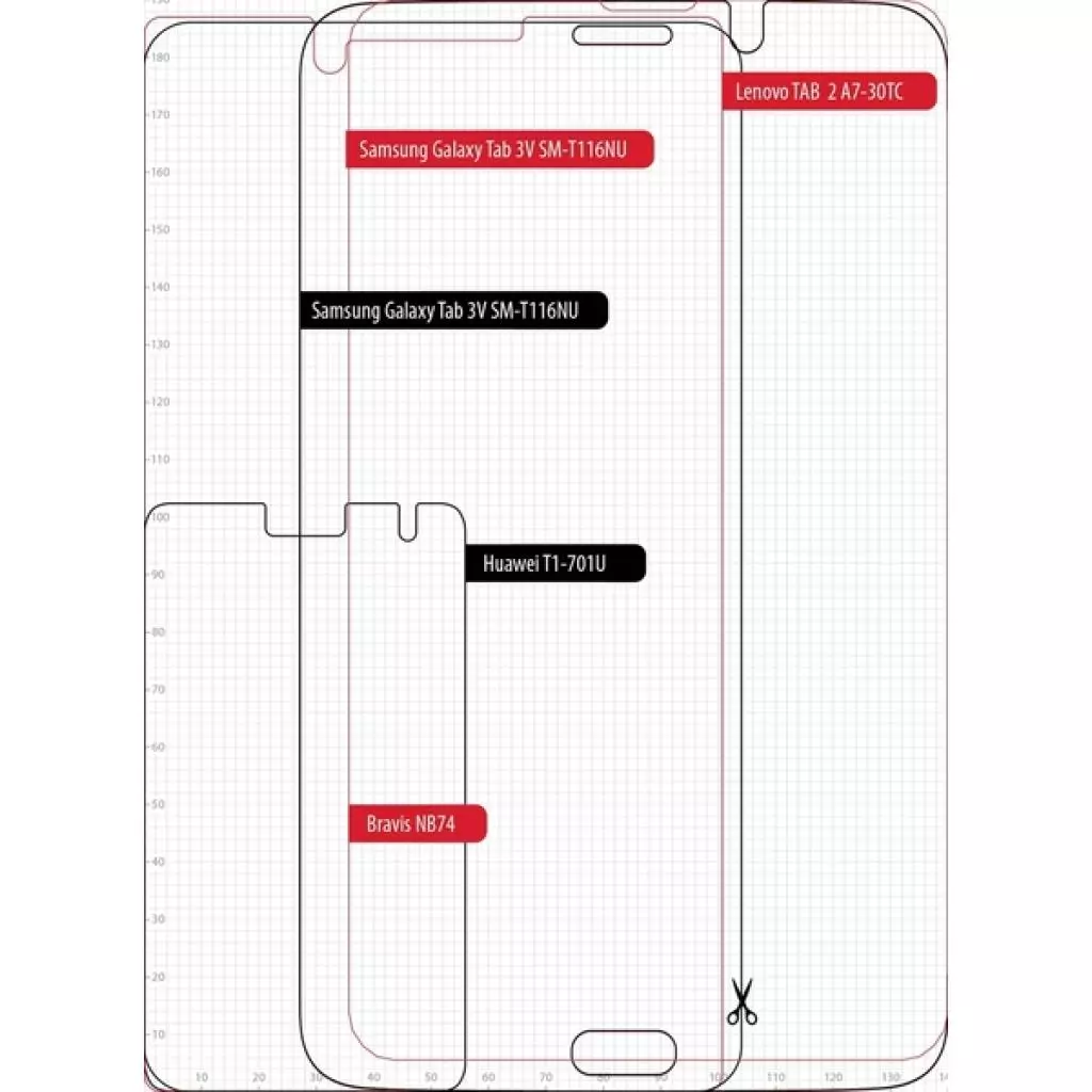 Пленка защитная Digi Universal up to 8" - AF (DAF-AF-8) - 1 Пленка защитная Digi Universal up to 8" - AF (DAF-AF-8) - 1