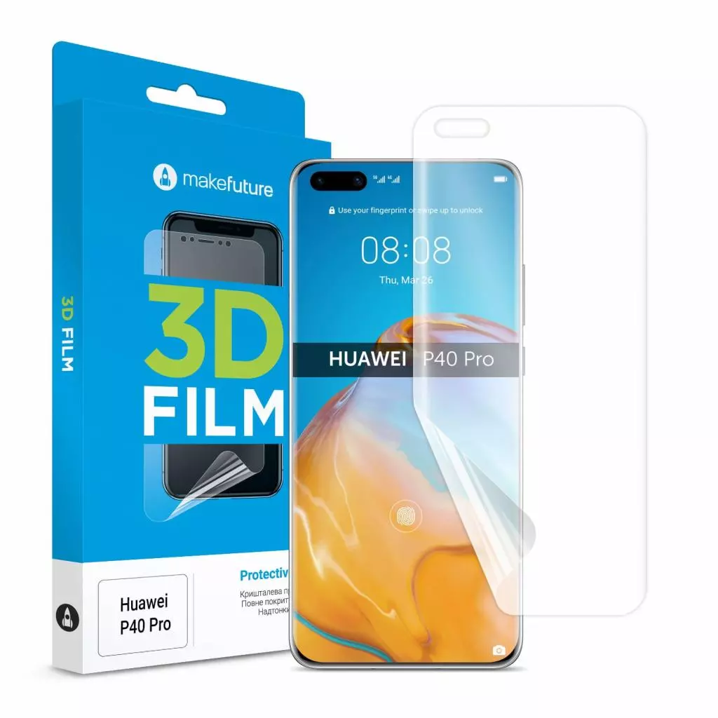 Пленка защитная MakeFuture Huawei P40 Pro 3D Film (MFT-HUP40P)