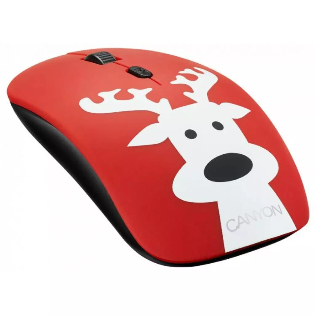Мышка Canyon CND-CMSW401DR USB Black-Red (CND-CMSW401DR)