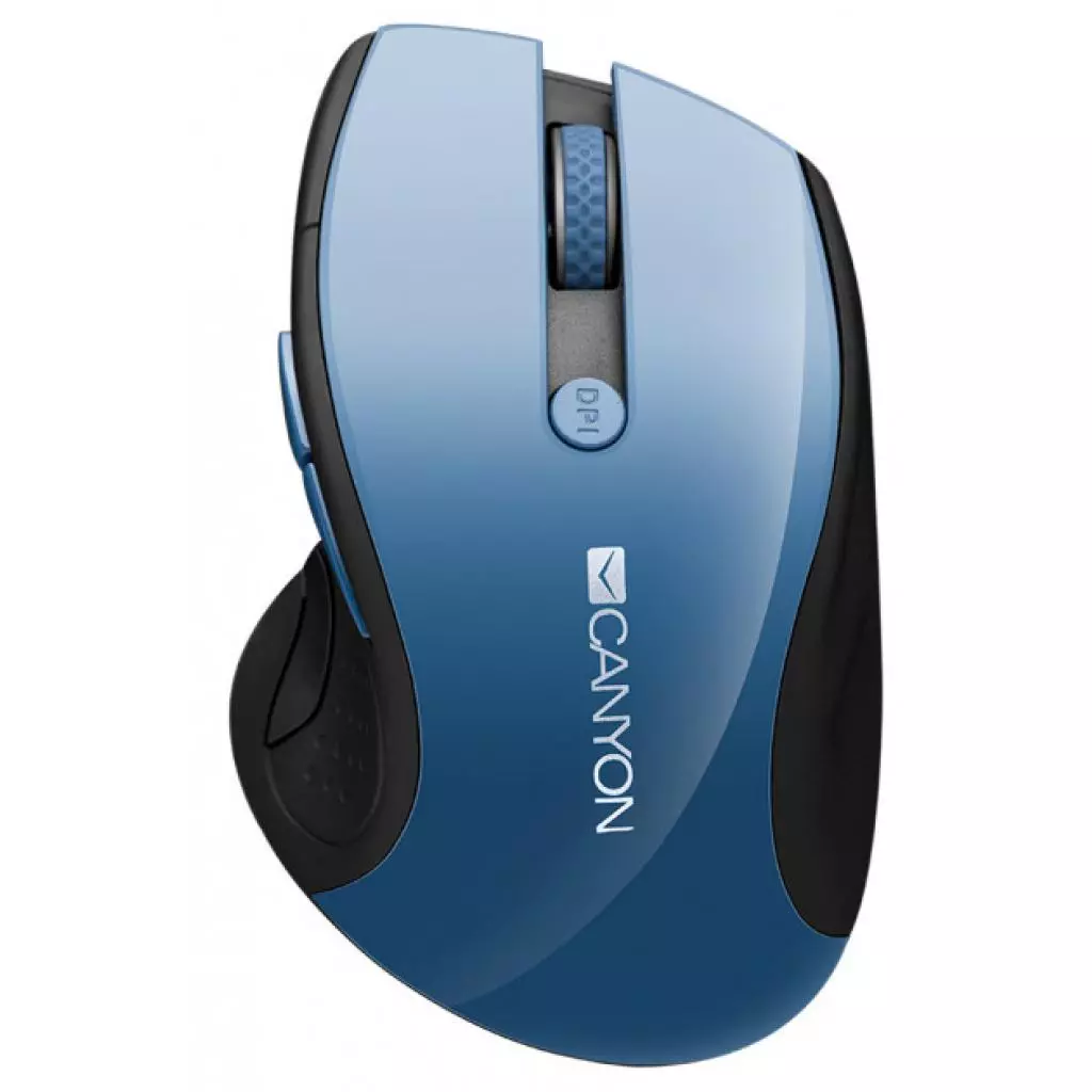 Мышка Canyon CNS-CMSW01BL Wireless Black/Blue (CNS-CMSW01BL) - 1 Мышка Canyon CNS-CMSW01BL Wireless Black/Blue (CNS-CMSW01BL) - 1
