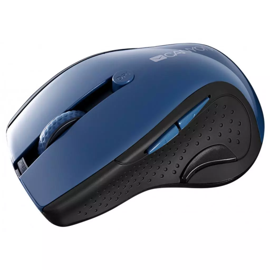 Мышка Canyon CNS-CMSW01BL Wireless Black/Blue (CNS-CMSW01BL)