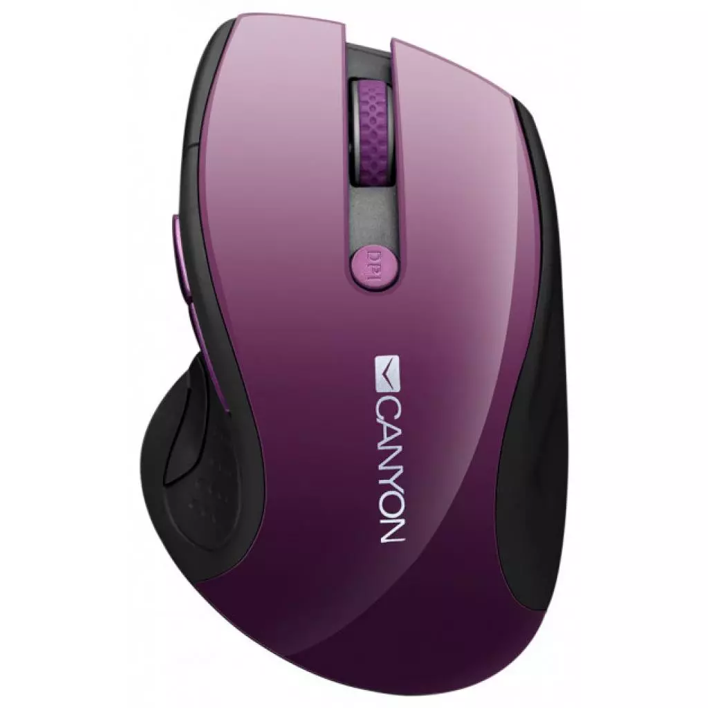 Мышка Canyon CNS-CMSW01P Wireless Purple/Black (CNS-CMSW01P) - 1 Мышка Canyon CNS-CMSW01P Wireless Purple/Black (CNS-CMSW01P) - 1
