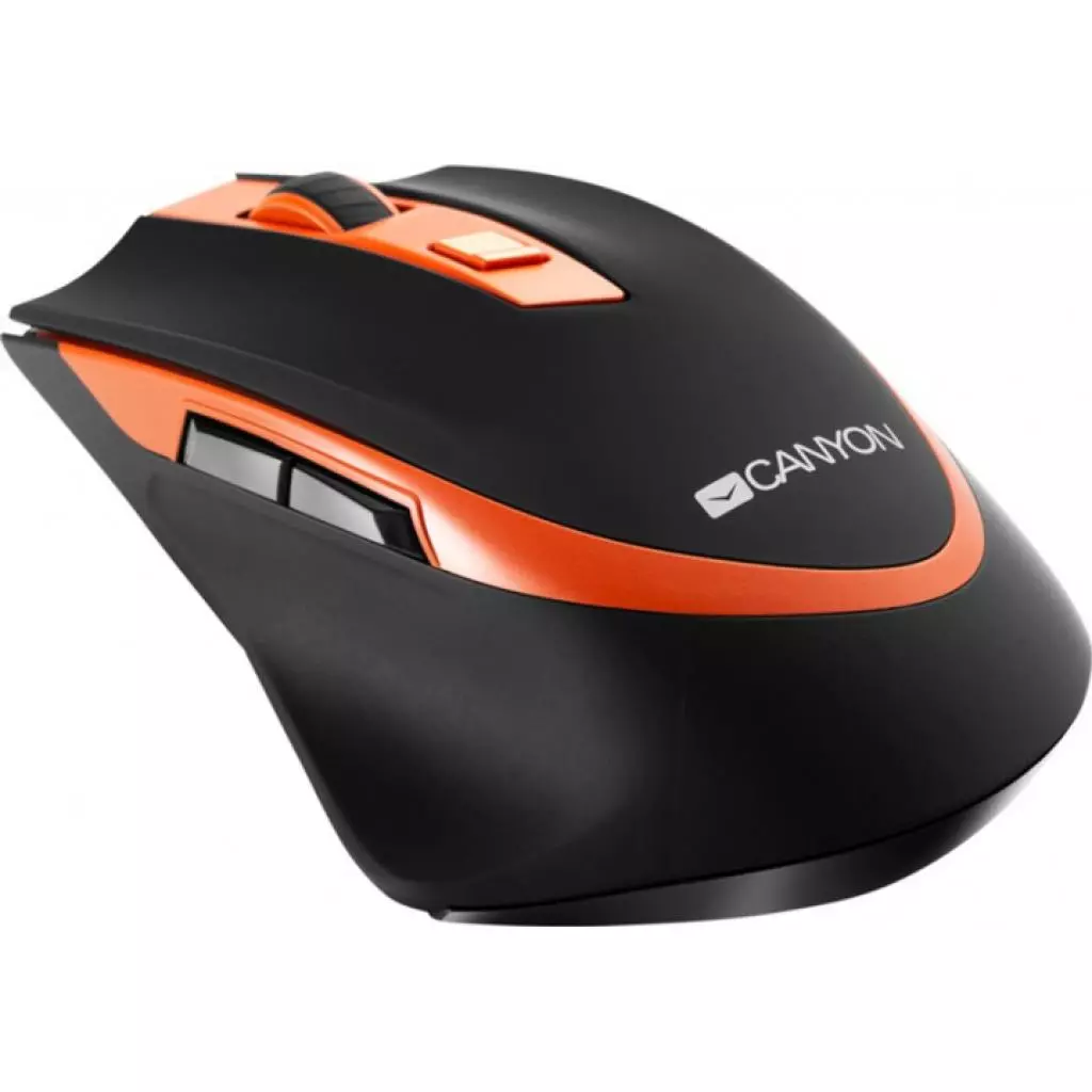 Мышка Canyon CNS-CMSW13BO Wireless Black-Orange (CNS-CMSW13BO) - 3 Мышка Canyon CNS-CMSW13BO Wireless Black-Orange (CNS-CMSW13BO) - 3