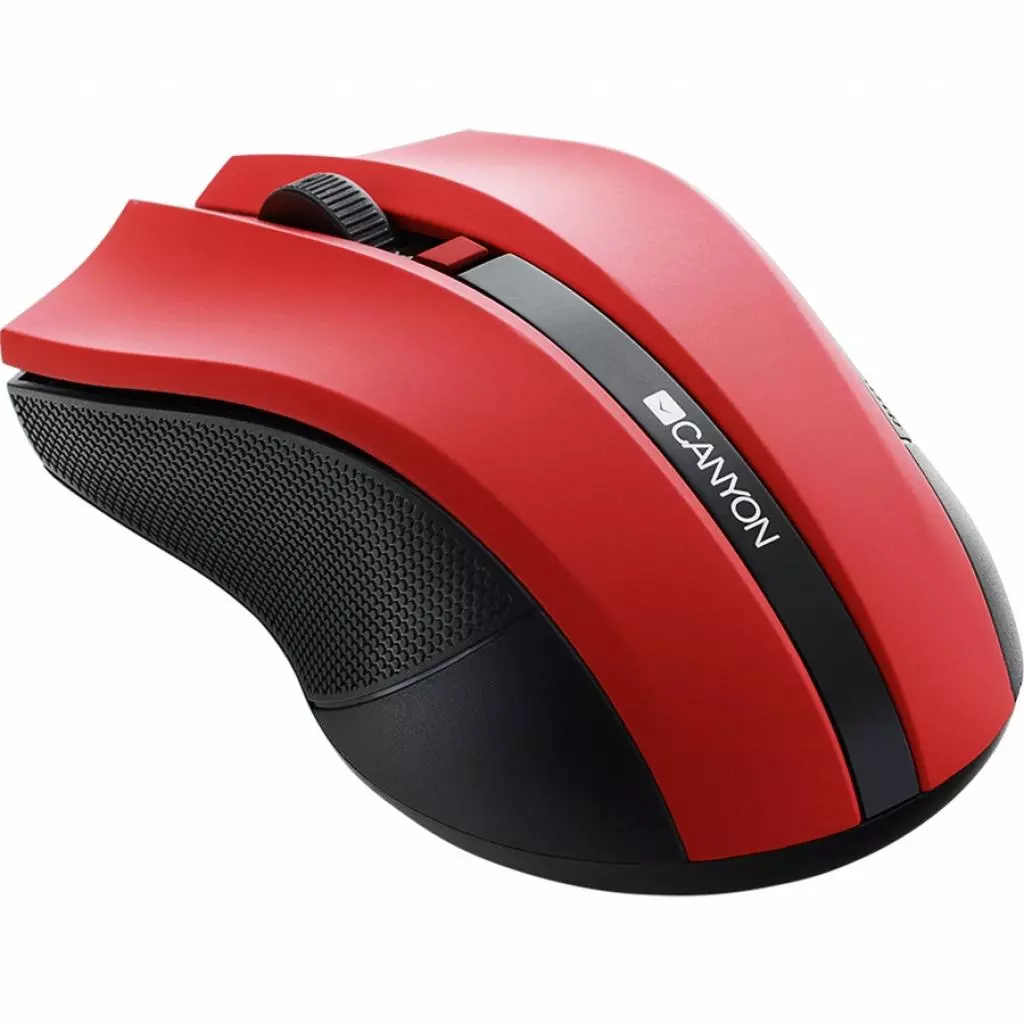 Мышка Canyon MW-5 Wireless Red (CNE-CMSW05R) - 3 Мышка Canyon MW-5 Wireless Red (CNE-CMSW05R) - 3