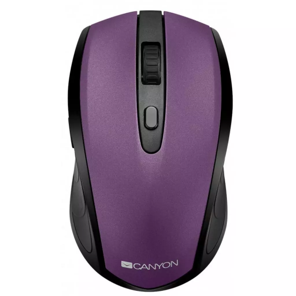 Мышка Canyon CNS-CMSW08V Wireless Black/Purple (CNS-CMSW08V) - 1 Мышка Canyon CNS-CMSW08V Wireless Black/Purple (CNS-CMSW08V) - 1
