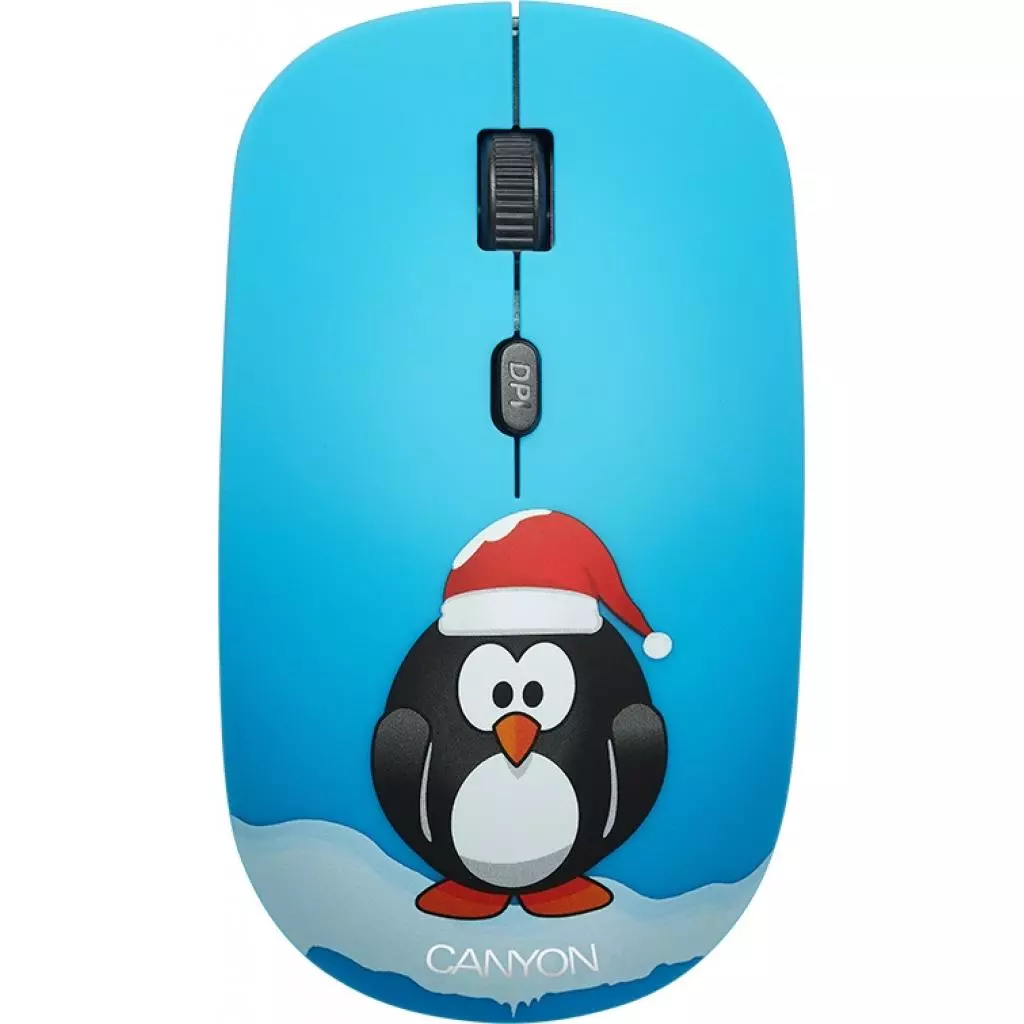 Мышка Canyon CND-CMSW400PG Wireless Black-Blue (CND-CMSW400PG) - 1 Мышка Canyon CND-CMSW400PG Wireless Black-Blue (CND-CMSW400PG) - 1