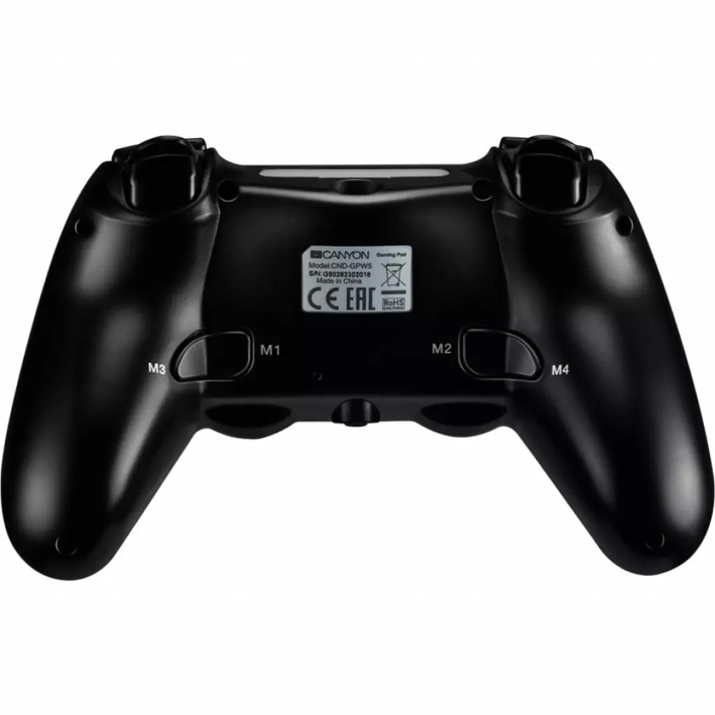 Геймпад Canyon CND-GPW5 Wireless PS4 Black (CND-GPW5) - 2 Геймпад Canyon CND-GPW5 Wireless PS4 Black (CND-GPW5) - 2