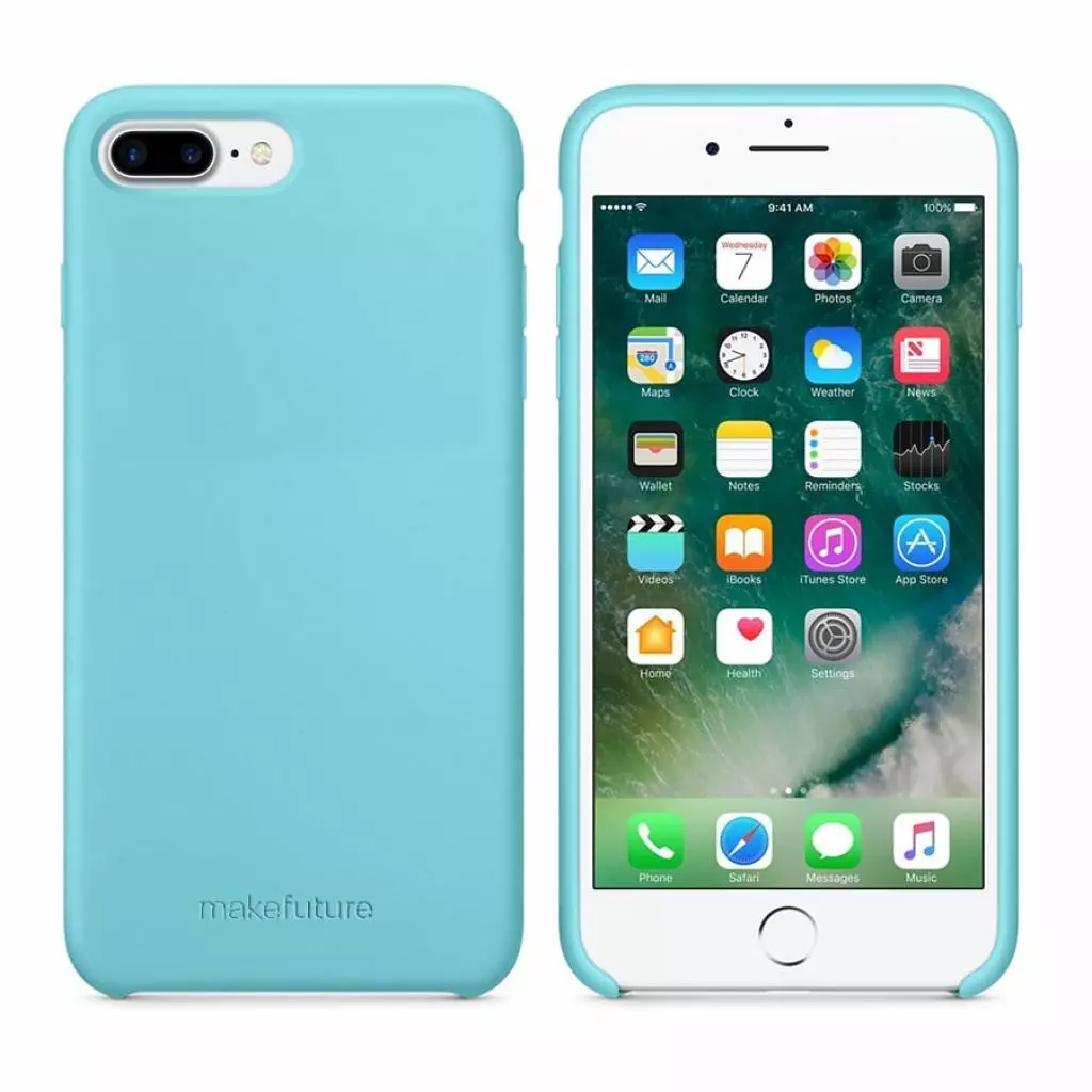 Чехол для моб. телефона MakeFuture Apple iPhone 7 Plus/8 Plus Silicone Light Blue (MCS-AI7P/8PLB)