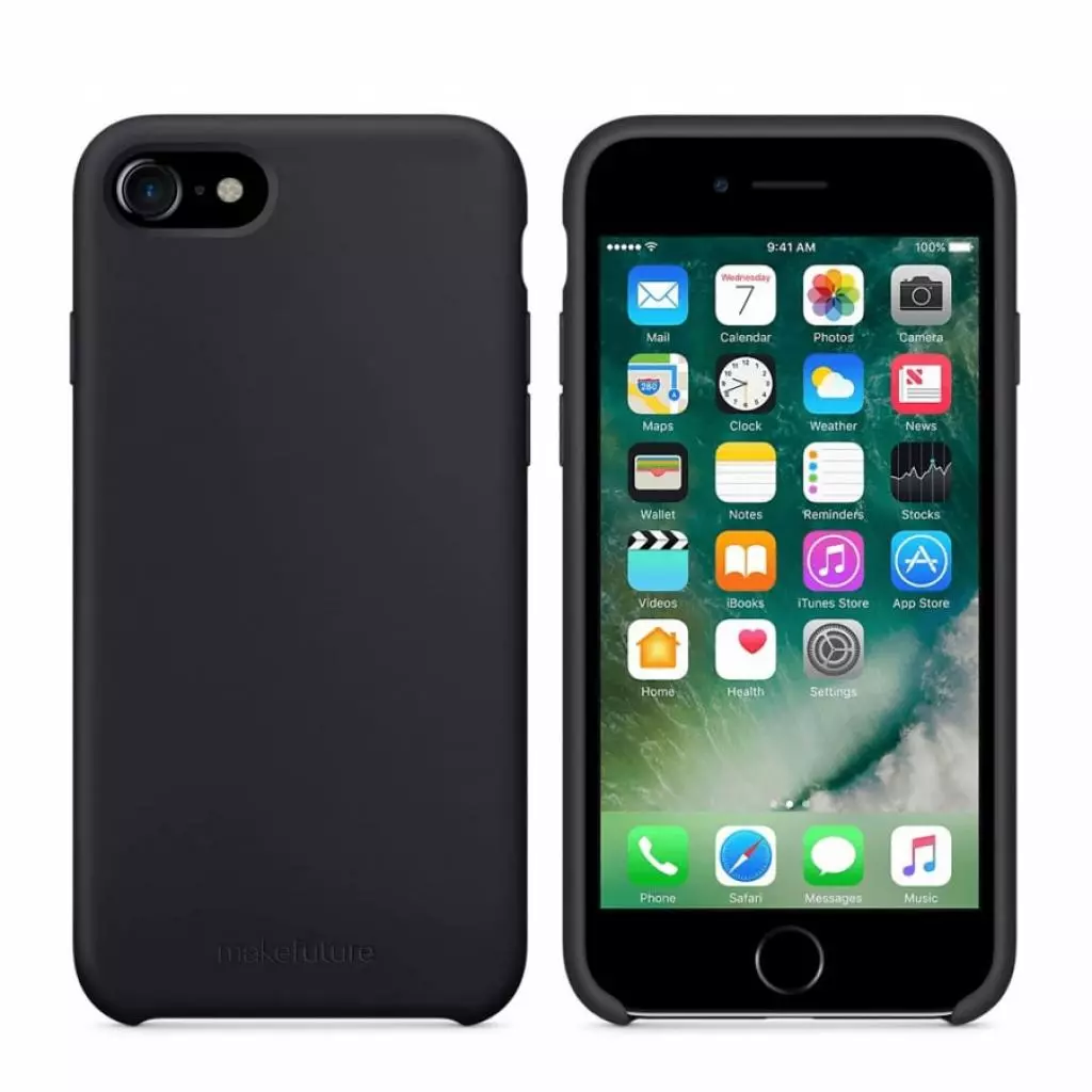Чехол для моб. телефона MakeFuture Apple iPhone 7/8 Silicone Black (MCS-AI7/8BK)
