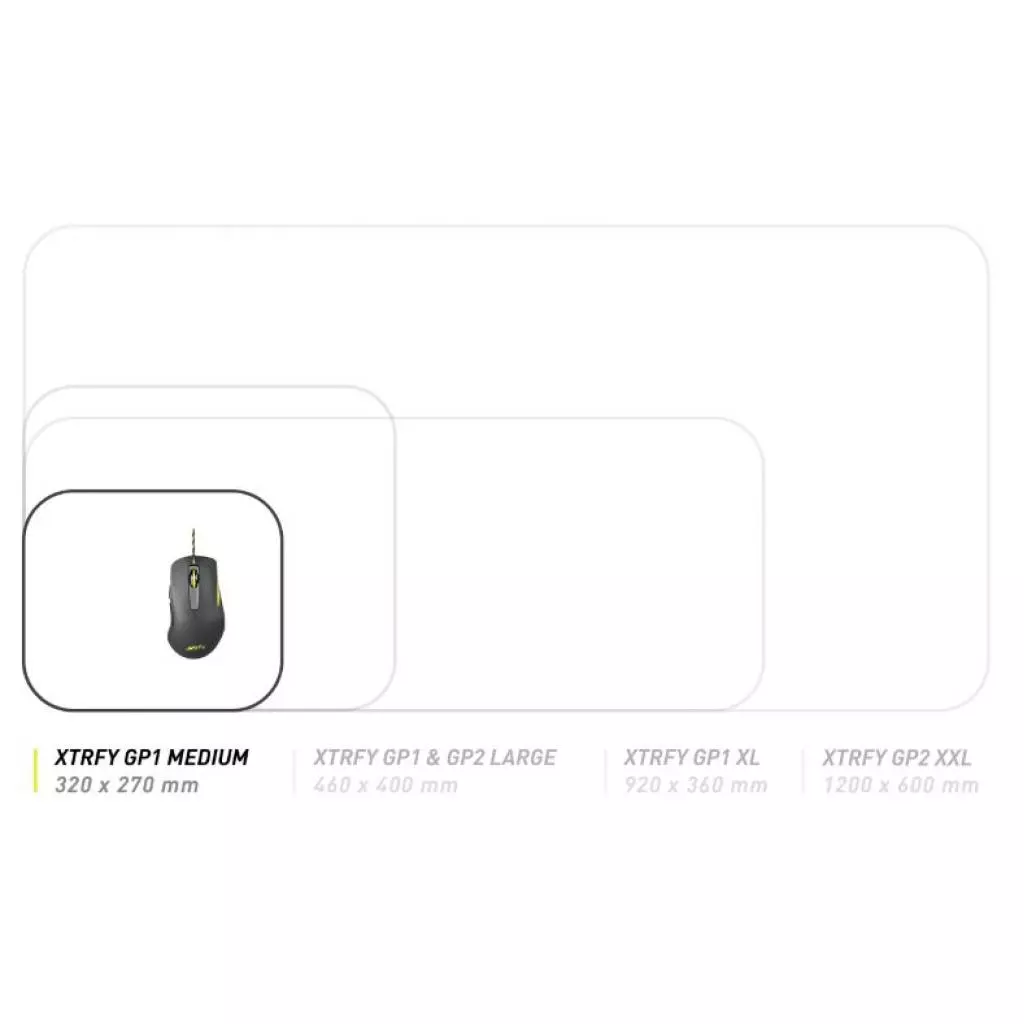 Коврик для мышки Xtrfy GP1 Medium Speed (XG-GP1-M) - 3 Коврик для мышки Xtrfy GP1 Medium Speed (XG-GP1-M) - 3
