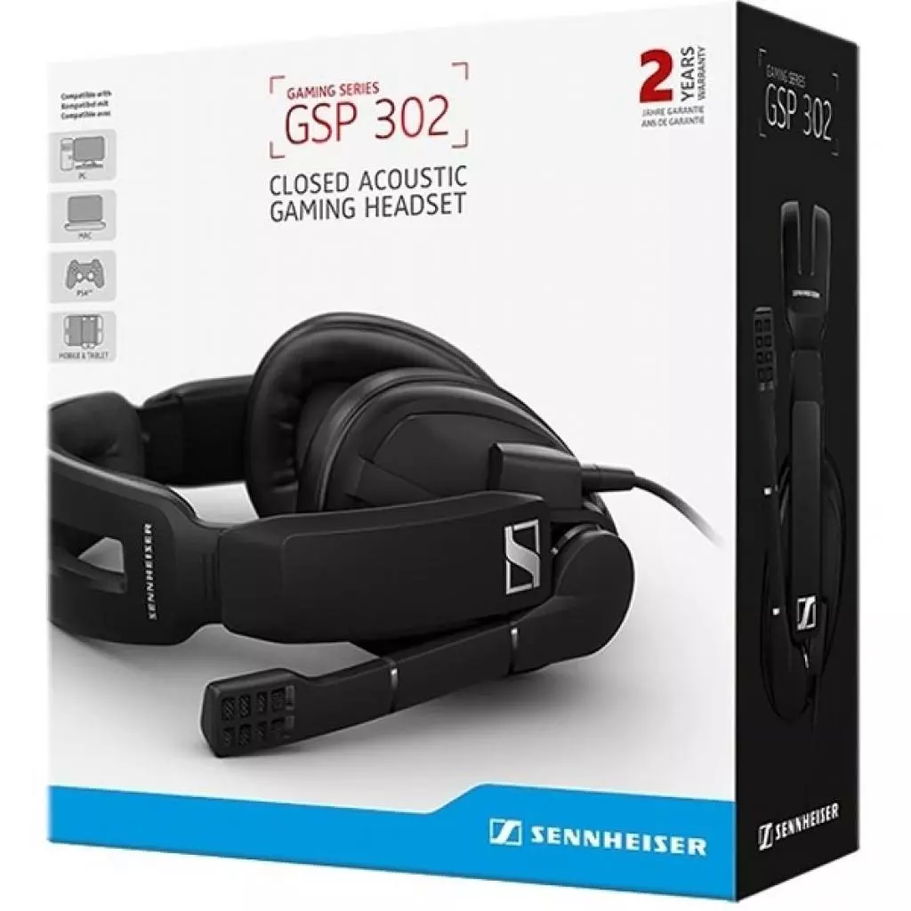 Наушники Sennheiser GSP 302 3.5mm (1000242) - 6 Наушники Sennheiser GSP 302 3.5mm (1000242) - 6