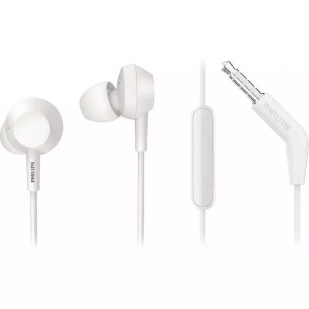 Наушники Philips TAE4105 Mic White (TAE4105WT/00) - 1 Наушники Philips TAE4105 Mic White (TAE4105WT/00) - 1