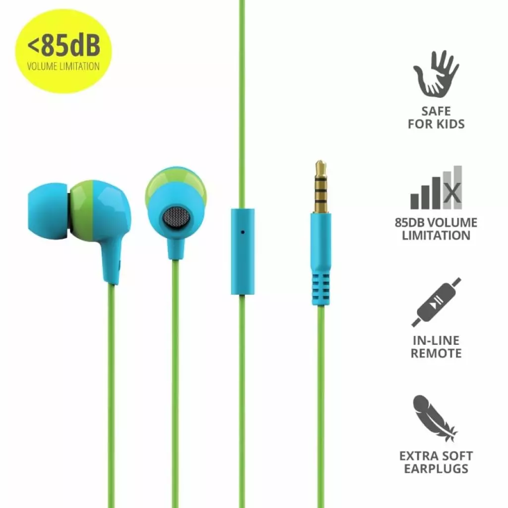 Наушники Trust Buddi Kids Mic Blue (23421) - 7