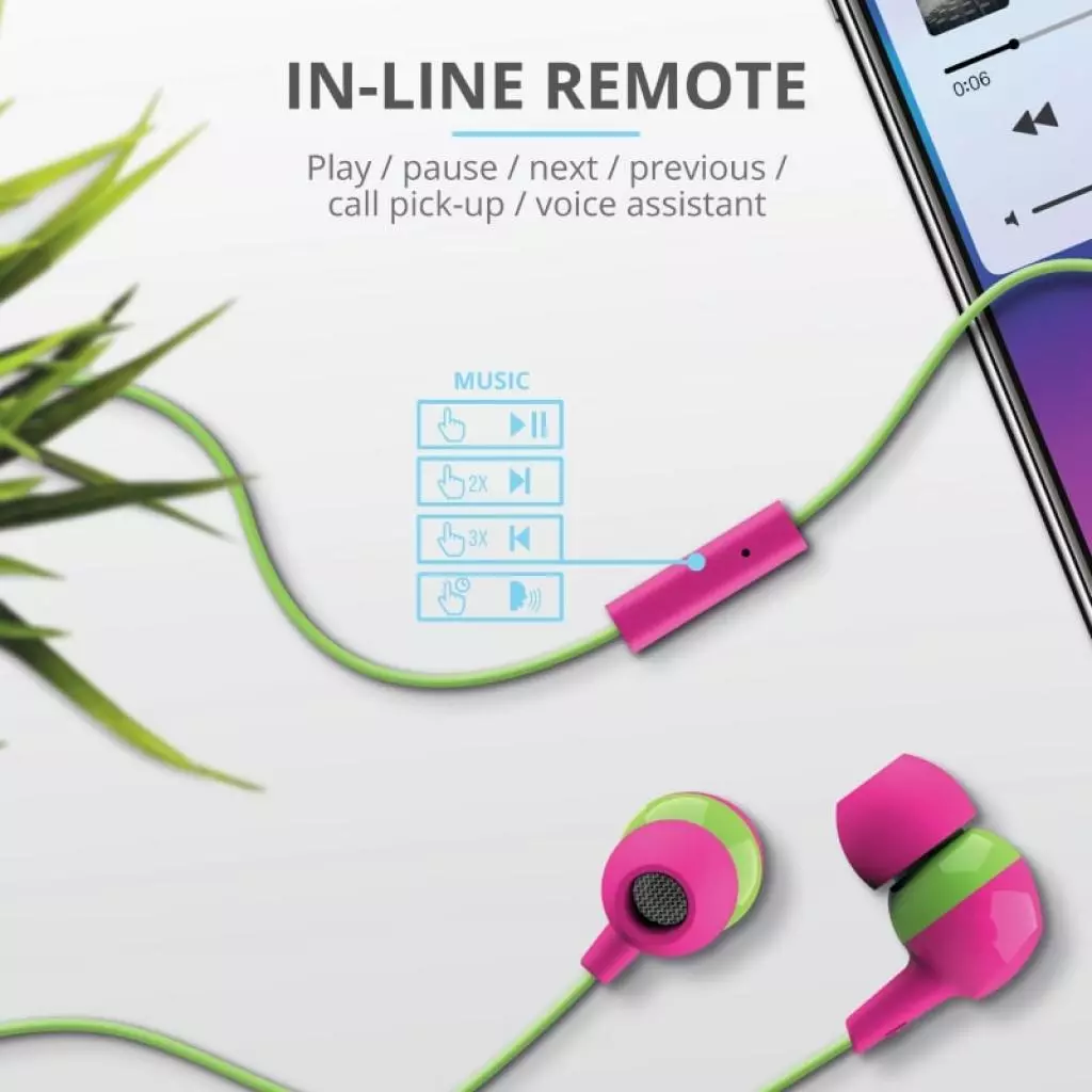 Наушники Trust Buddi Kids Mic Pink (23420) - 5 Наушники Trust Buddi Kids Mic Pink (23420) - 5