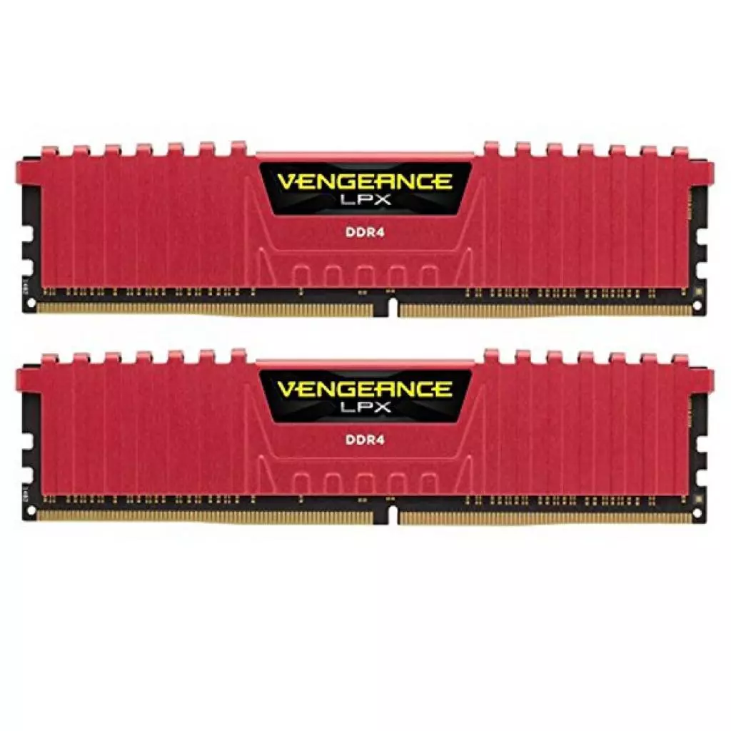 Модуль памяти для компьютера DDR4 32GB (2x16GB) 3200 MHz Vengeance LPX Red Corsair (CMK32GX4M2B3200C16R)